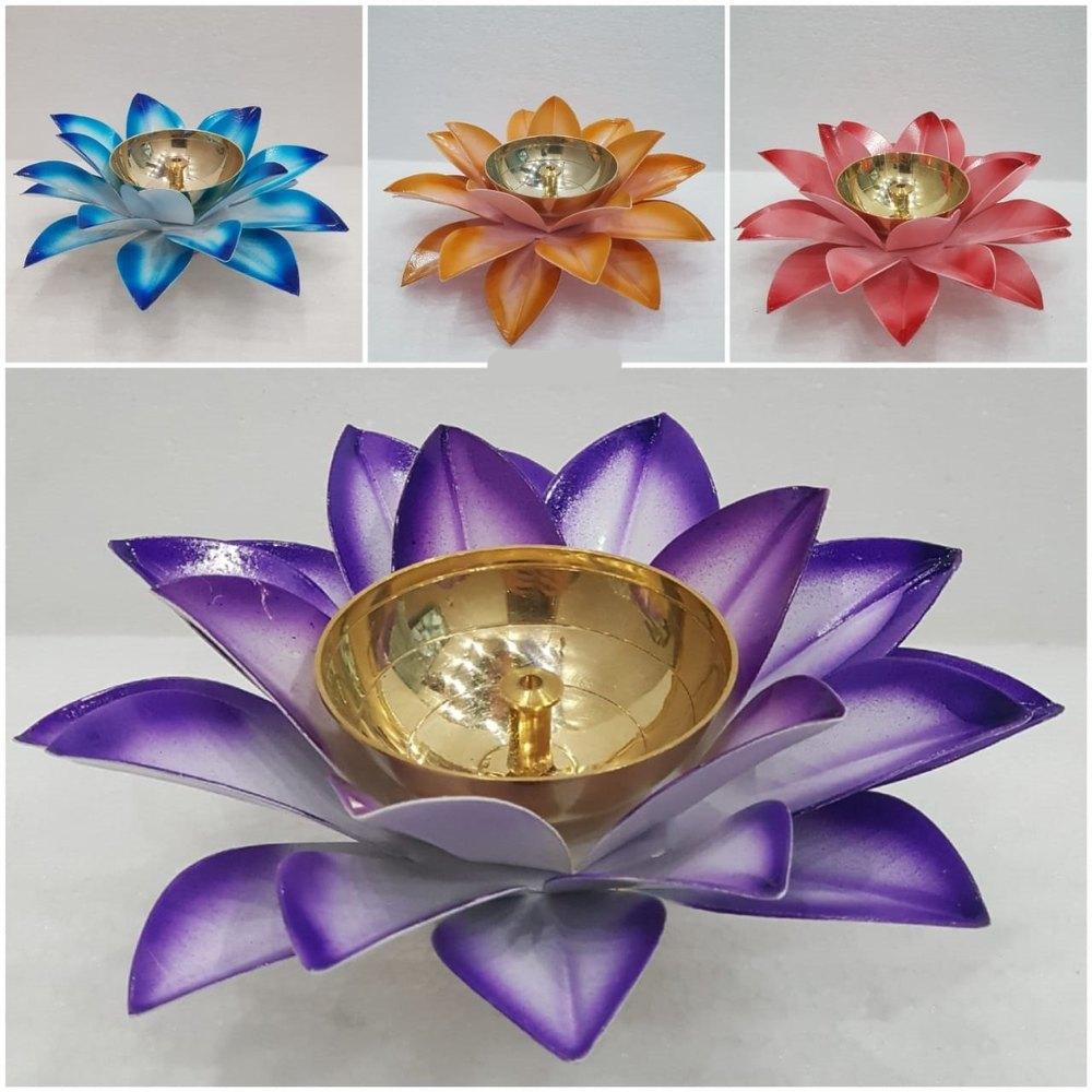 Diwali Brass colored Diya Gift set™