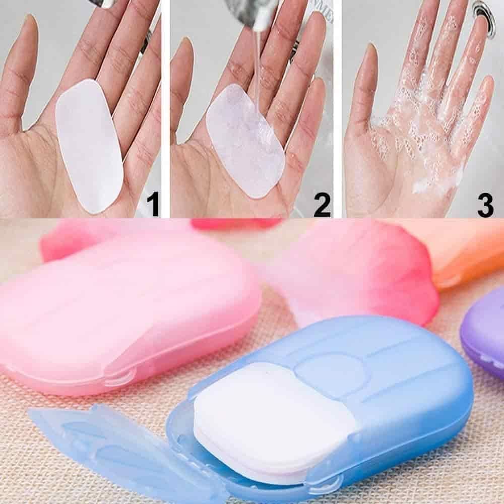 Portable Disposable Mini Scented Paper Soap - BuyOne