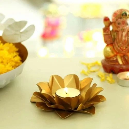 Diwali Lotus Golden Diya™